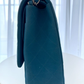 RARE Chanel Blue Suede Caviar Leather Maxi Classic Double Flap Large Handbag