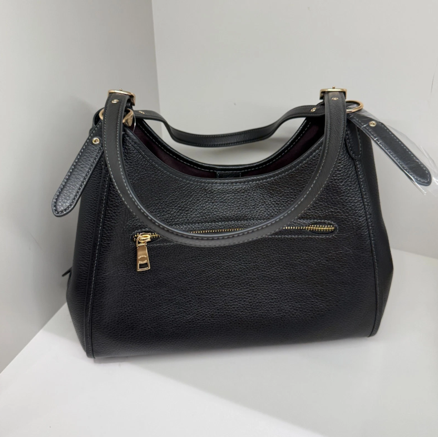 Coach Erin Shoulder Bag Leather CAQ86 Refined pebble leather Gold